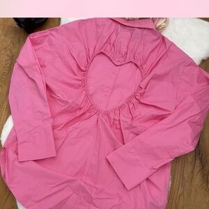 Zara Vibrant Pink Blouse
